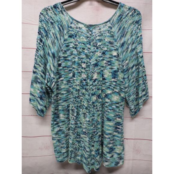 Lot of 6 Plus Size 2X Tops Blouses Jacket d&co Worthington Onque - Picture 10 of 16